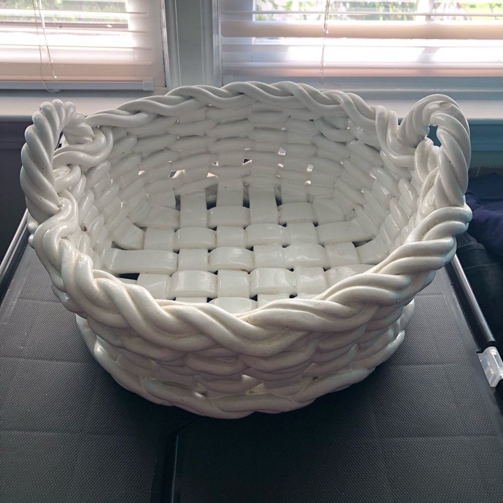 Ceramic Woven Basket